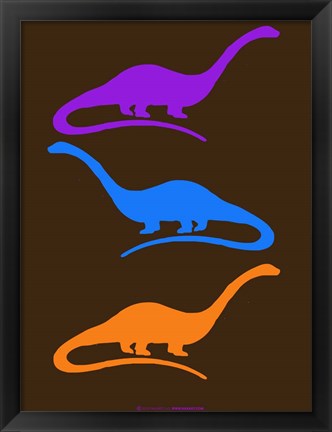 Framed Dinosaur Family 26 Print
