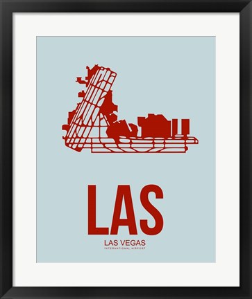 Framed LAS  Las Vegas 3 Print