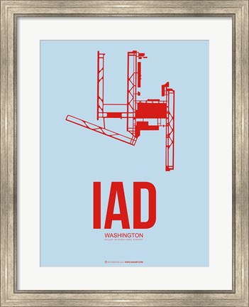 Framed IAD Washington 2 Print