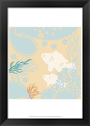 Framed June&#39;s Fish II Print