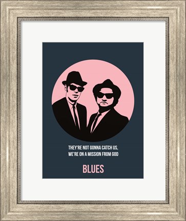 Framed Blues 1 Print