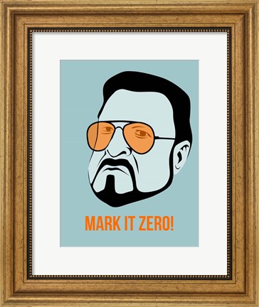 Framed Mark it Zero 1 Print