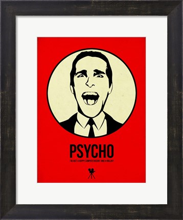 Framed Psycho 1 Print