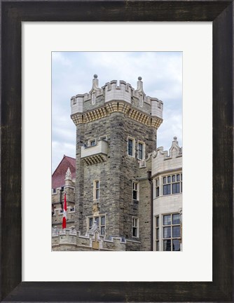 Framed Tower on Casa Loma Castle, Toronto, Ontario, Canada Print