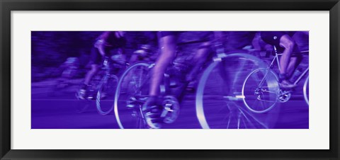 Framed Bicycle Race Print