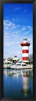 Framed Harbour Town Lighthouse, Hilton Head Island, South Carolina Print