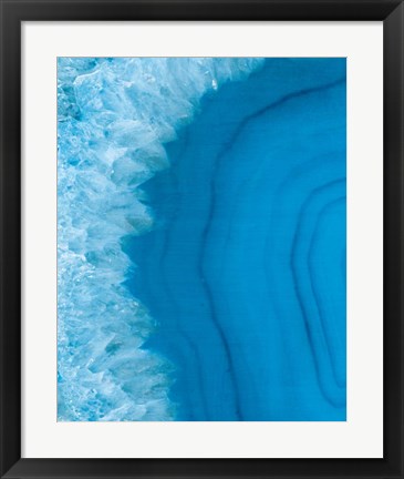 Framed Agate Geode I Print