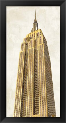 Framed Gilded Skyscraper II Print