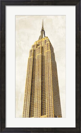 Framed Gilded Skyscraper II Print