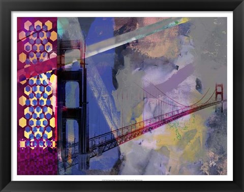 Framed San Francisco Bridge Abstract II Print
