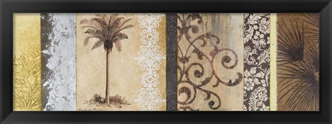 Framed Decorative Palm II Print