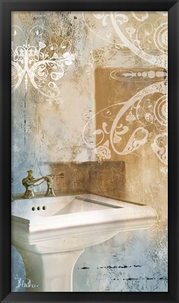 Framed Bathroom &amp; Ornaments II Print