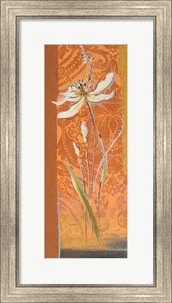 Framed Fancy Floral II Print