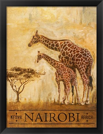 Framed Nairobi Print