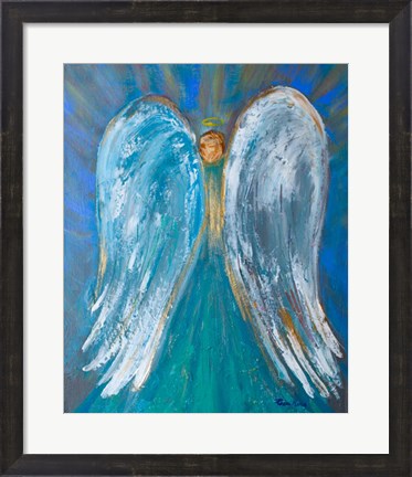 Framed Dream Angel Wings Print