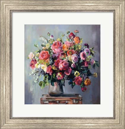 Framed Abundant Bouquet Print