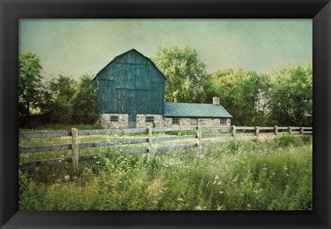 Framed Blissful Country III Print