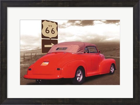 Framed America&#39;s Highway Print