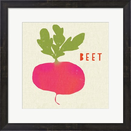 Framed Summer Vegetable I Print
