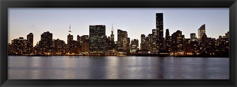 Framed Midtown Manhattan Skyline, NYC 2 Print