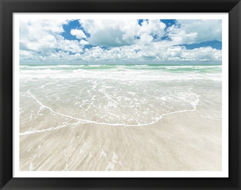 Framed Sky, Surf, and Sand Print