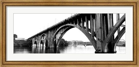 Framed Henley Street Bridge, Tennessee River, Knoxville, Tennessee Print