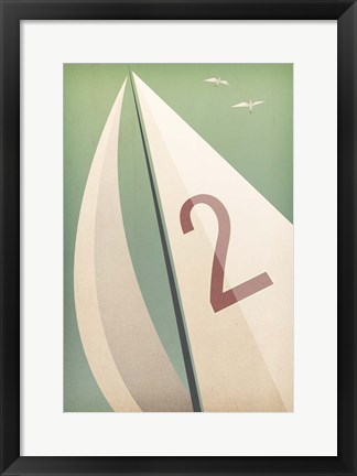 Framed Sails VIII Print