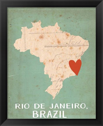Framed Brazil Print