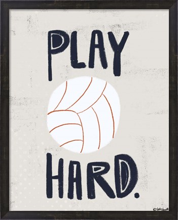 Framed Volleyball Print