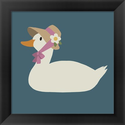 Framed Duck Family Mom Print