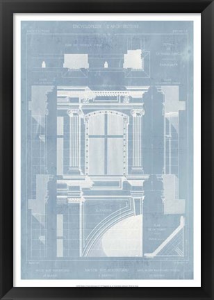 Framed Details of French Architecture II Print