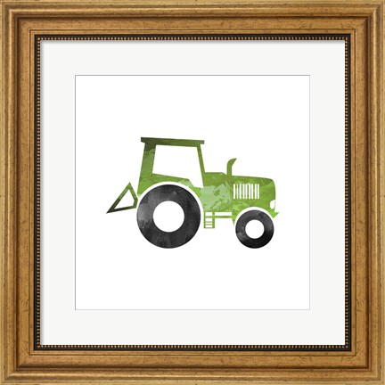 Framed Truck With Paint Texture - Part II Print