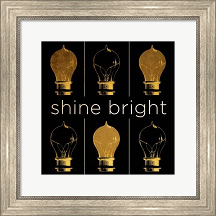 Framed Shine &amp; Illuminate I Print