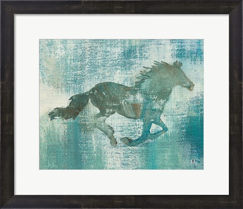 Framed Mustang Study Print
