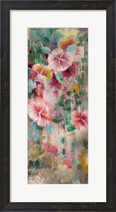 Framed Flower Shower III Print