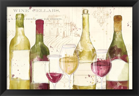 Framed Chateau Winery I Print