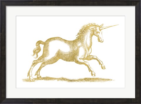 Framed Unicorn Fantasy Print