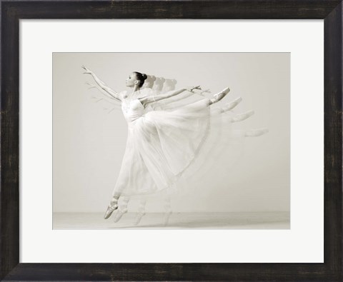 Framed Leaping Beauty Print