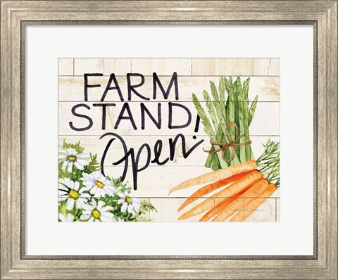 Framed Life on the Farm Sign IV Print