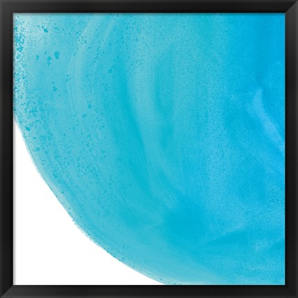 Framed Pools of Turquoise IV Print