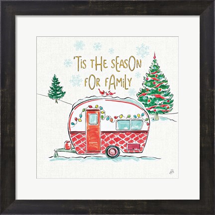 Framed Christmas in the Country VI Print