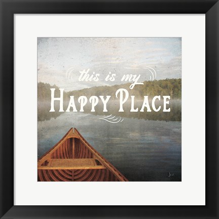 Framed Calm Waters I no Triangles Print