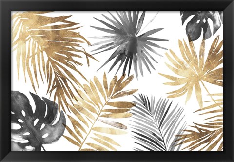 Framed Tropical Palms I Print