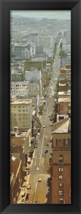 Framed San Fran Cityscape I Print