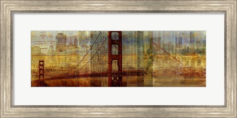 Framed Sunset Bridge Print