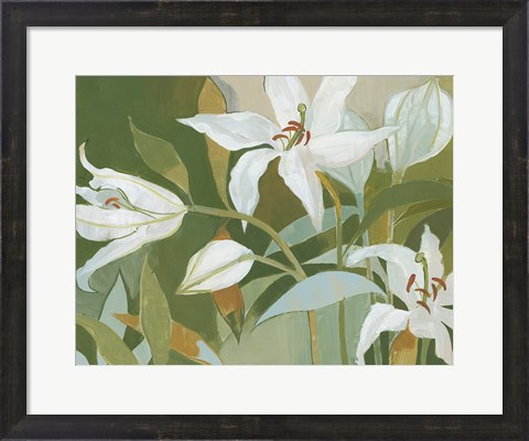 Framed Cut Flowers II Print