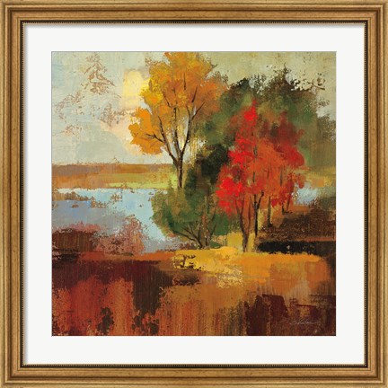 Framed October Landscape Print