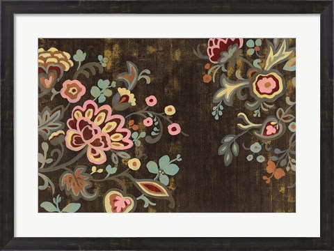 Framed Decorative Paisley Print