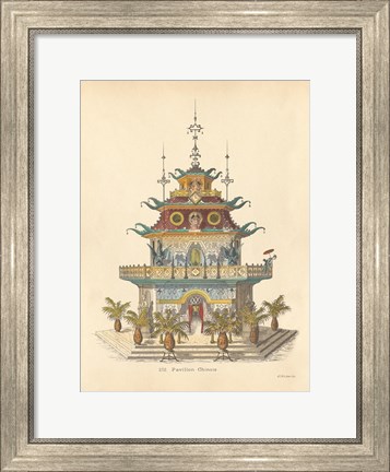Framed Pavillion Chinois Print