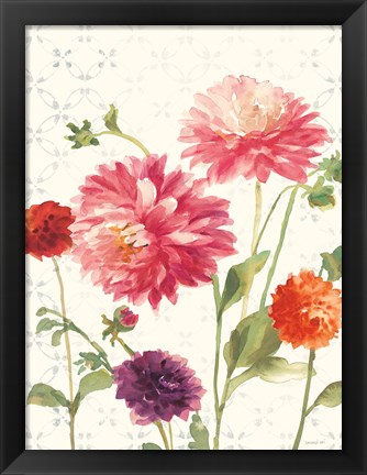 Framed Watercolor Floral VI Print